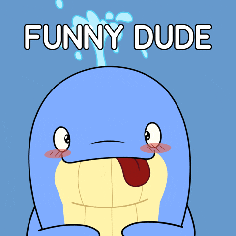RichWhaleAlliance blue silly hehe dude GIF