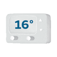 Button Temperature Sticker by Naturgy Experience