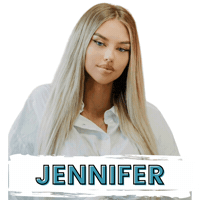 Nevitalyjennifer Sticker by NEVITALY