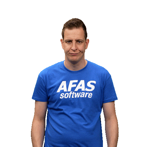 Omlaag Slecht Sticker by AFAS Software