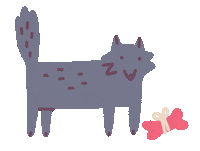 Merry Christmas Dog Sticker by Sara Maese
