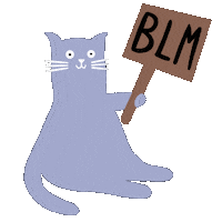 Cat Blm Sticker