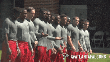 football raining GIF by Atlanta Falcons