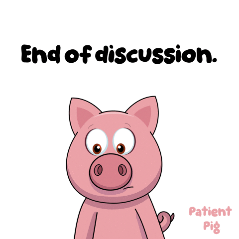 The End Shut Up GIF by VeeFriends