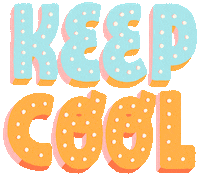 Happy Keep Cool Sticker by Joannabehar