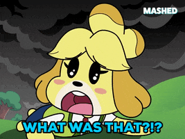 Scared Animal Crossing GIF by Mashed