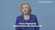 voting hillary clinton GIF by Swing Left