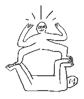 cheeseburgerpicnic support help me balancing act somewhere else Sticker