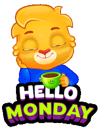 Good Morning Sun Sticker by Lucas and Friends by RV AppStudios