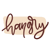 rahmainas food angry hungry and Sticker