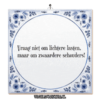 Teamwork Steun Sticker by Tegelspreuken.nl