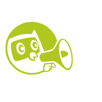 Owl Shoutout Sticker by capinio.de