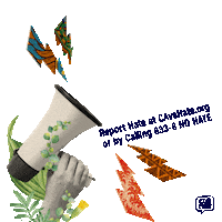 Los Angeles La Sticker by CA vs Hate