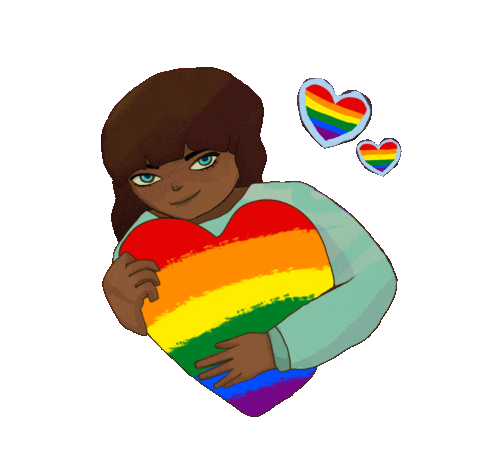 Proud Love Is Love Sticker by Contextual.Matters