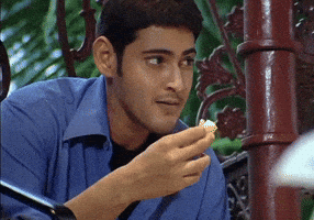 Mahesh Babu Eating GIF