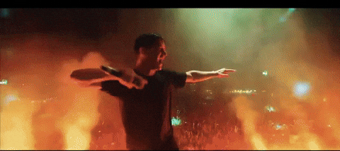 sonymusiccolombia giphygifmaker party pizza jump GIF