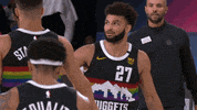 High Five Nba Playoffs GIF by NBA