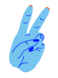 Hand Love Sticker by hellokristenlong