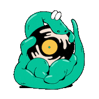 Dinosaur Smile Sticker
