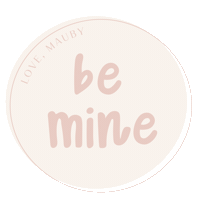 Valentines Day Be Mine Sticker by Mauby Official