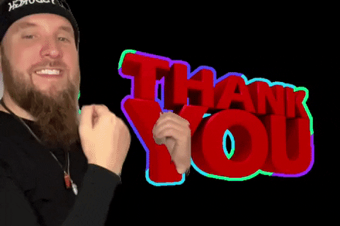 Thanks Thank You GIF by Mike Hitt
