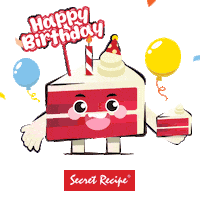 secretrecipemy birthday happybirthday secretrecipe secretrecipemy Sticker