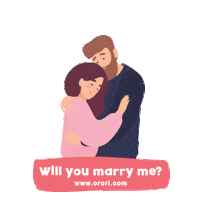 Marry I Love You Sticker by ORORI