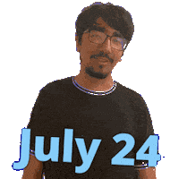 July 24 Sticker