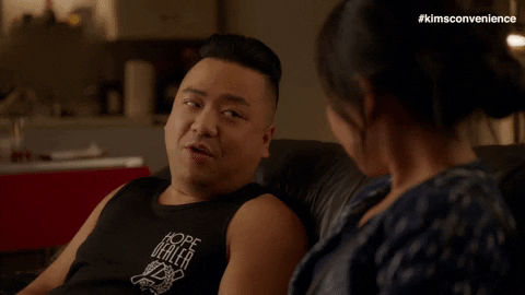 Wine Sipping GIF by Kim's Convenience