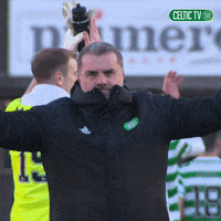 Ange Postecoglou Celebration GIF by Celtic Football Club