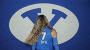 College Sports Hair Flip GIF by BYU Cougars