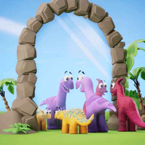 Dinosaur Wow GIF by Claynosaurz