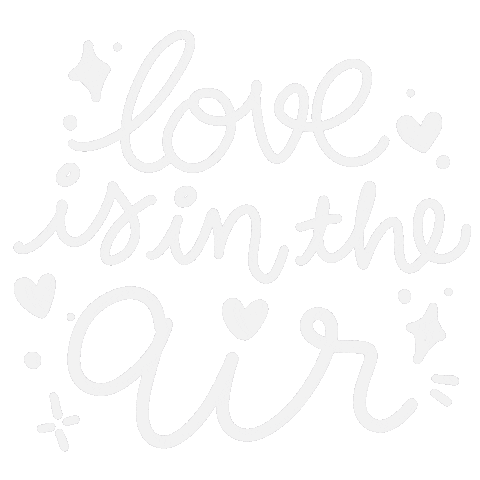 Love Is In The Air Text Sticker