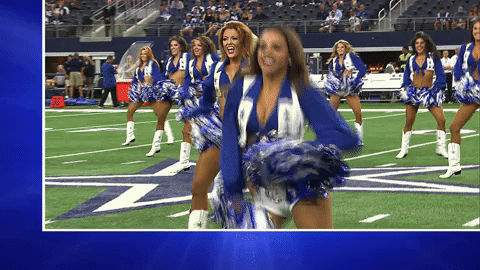 dallas cowboys nfl GIF by Dallas Cowboys Cheerleaders: Making the Team