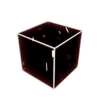 3D Cube Sticker by deadmau5