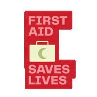 maldivianrc mrc first aid red crescent maldivianrc Sticker