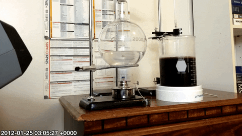 coffee siphon GIF