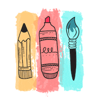 Create Work In Progress Sticker by Art Lounge