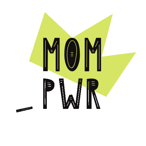 minigarimpo power mom mini infantil Sticker