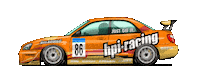 Race Subaru Sticker by kneapolitan
