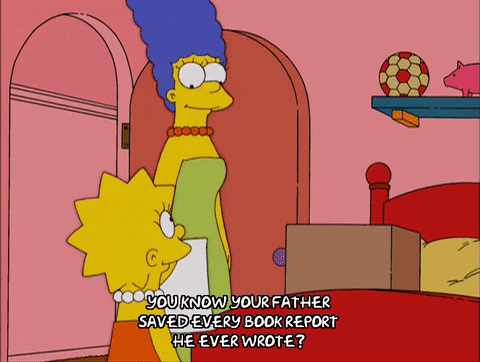 happy marge simpson GIF