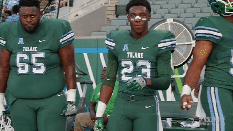 greenwave giphygifmaker football athletics tulane GIF