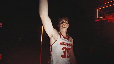 College Basketball Markus GIF by Wisconsin Badgers