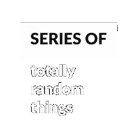 Series Of Words Sticker