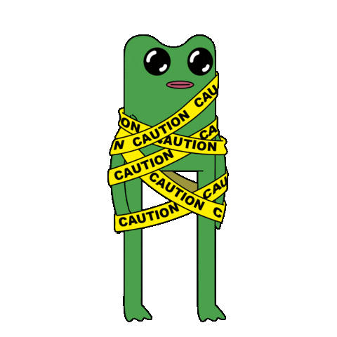 Warning Danger Zone Sticker by fwogs
