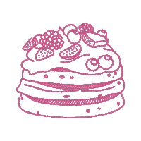 Breakfast Pancakes Sticker by TheSevenSundays