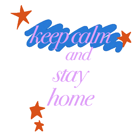 Corona Stay Home Sticker