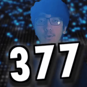 377