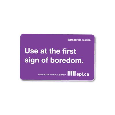 Bored Library Sticker by epldotca