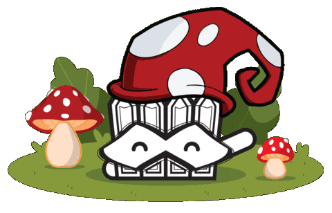 Happy Red Hat Sticker by Stamatia Alexaki